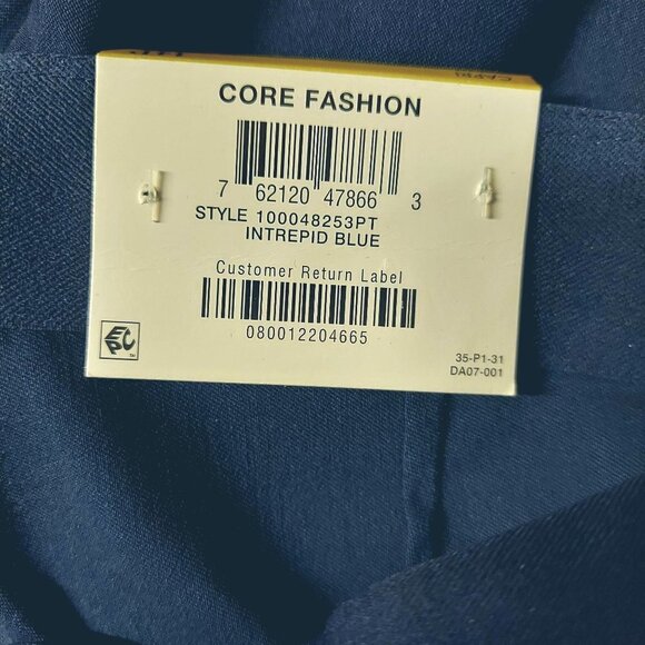 Charter Club Women's Petite Navy Blue Chelsea Pull-On Capri Pants - Picture 9 of 9